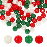 HARFINGTON 100pcs Mixing Colors Acrylic Round Beads 6mm Dia 1.9mm Hole Plastic Resin Smooth Balls Loose Bead for Jewelry Making 