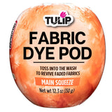 Tulip Fabric Dye Pod Main Squeeze (Orange), Dye for Washing Machines