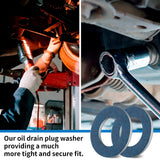 10 Pcs Aluminum Engine Oil Drain Plug Crush Gasket Washers Seals for Toyota Prius Tundra Sienna Highlander Lexus Avalon Camry Co