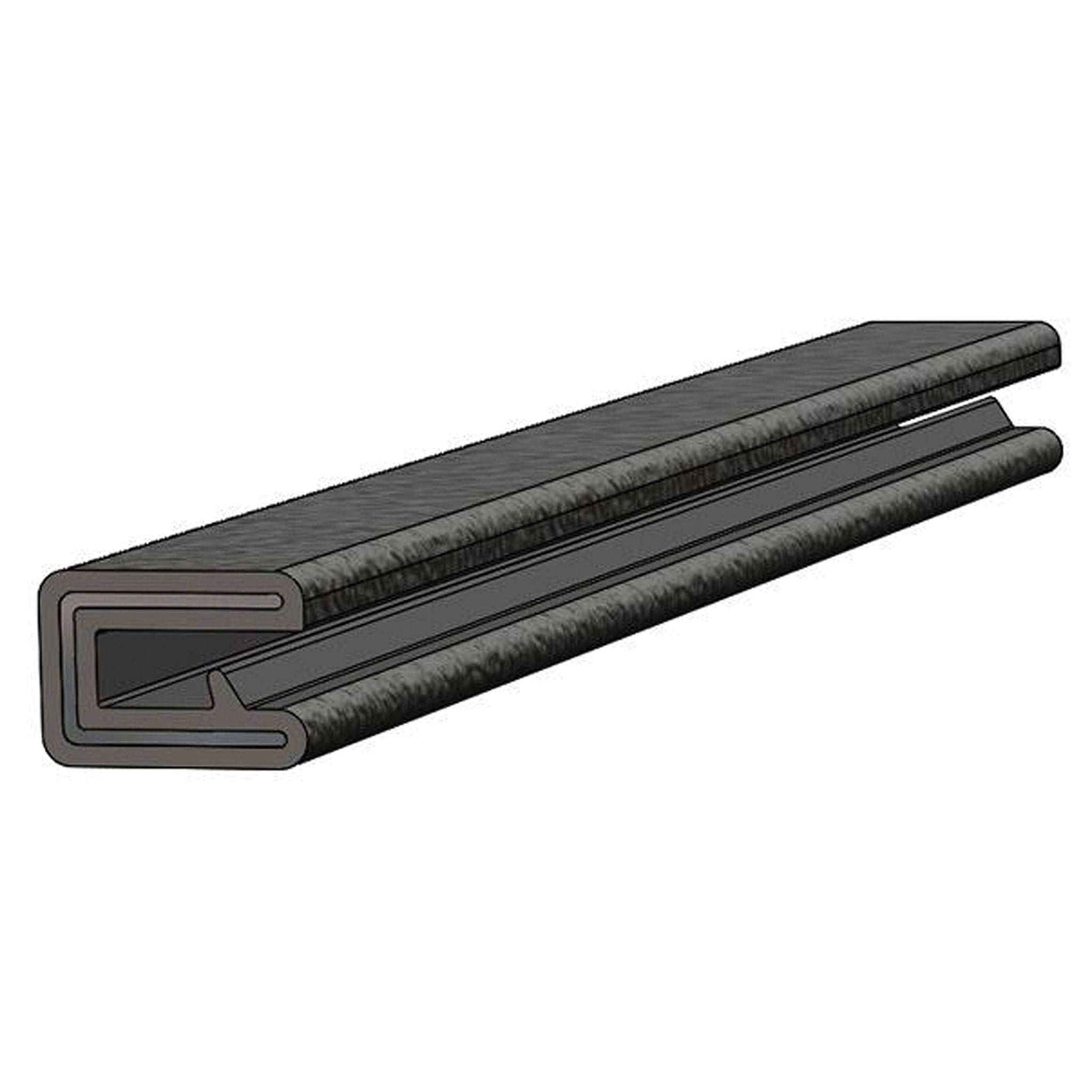 Taco Metals Taco Marine V30-1008B25-1 Flex Trim - 1/2'' X 25' With 1/4'' Opening, Black