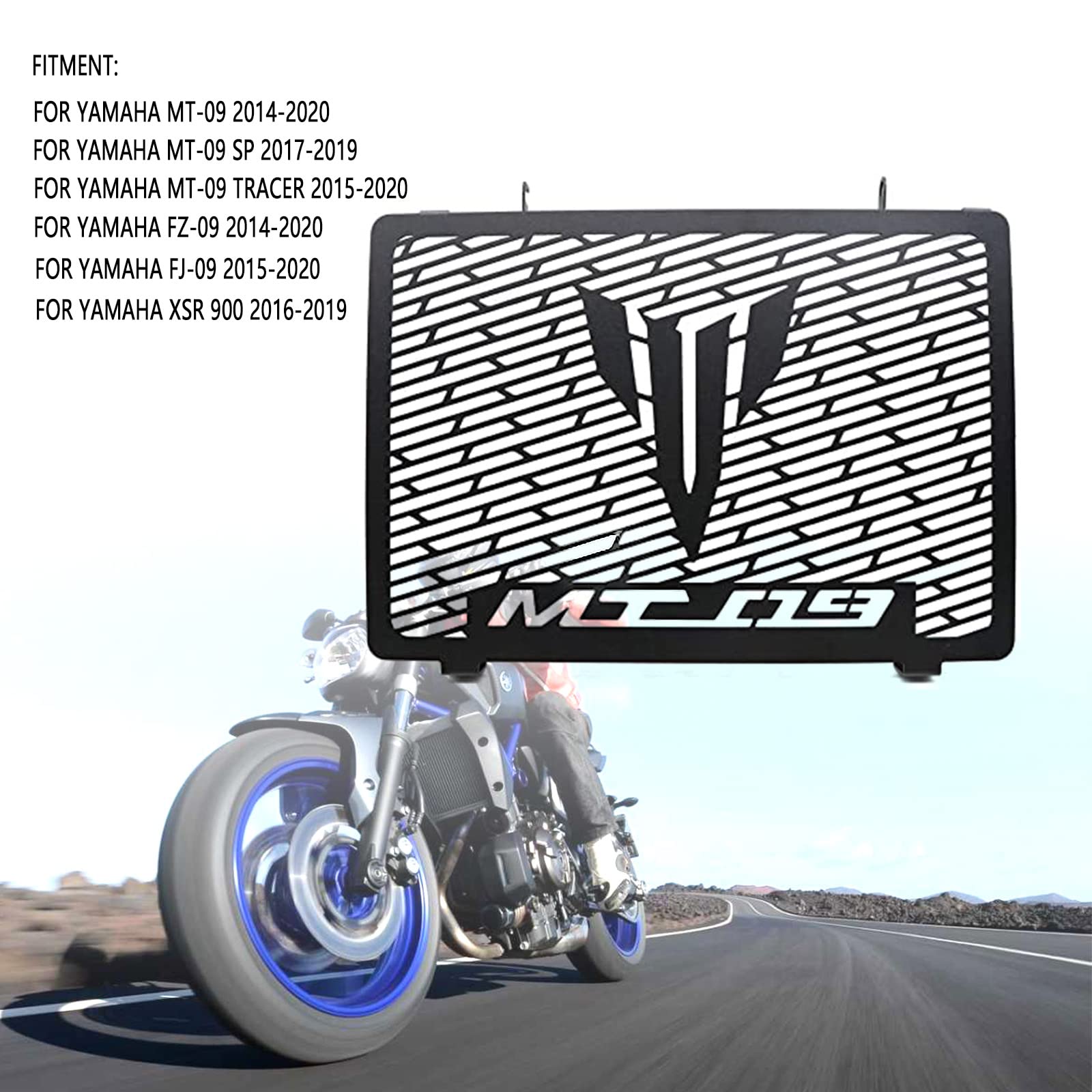 Motorcycle Radiator Grille Guard Cover Water-Tank Protective for Yamaha MT09 FZ09 FZ-09 MT-09 Tracer900 2014-2020