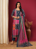 Anni Designer Women'S Rayon Viscose Printed Straight Kurta With Pant & Dupatta (Sula Multi-Vks03_Xl_Multicolor_X-Large),Multicolour,XL,,,