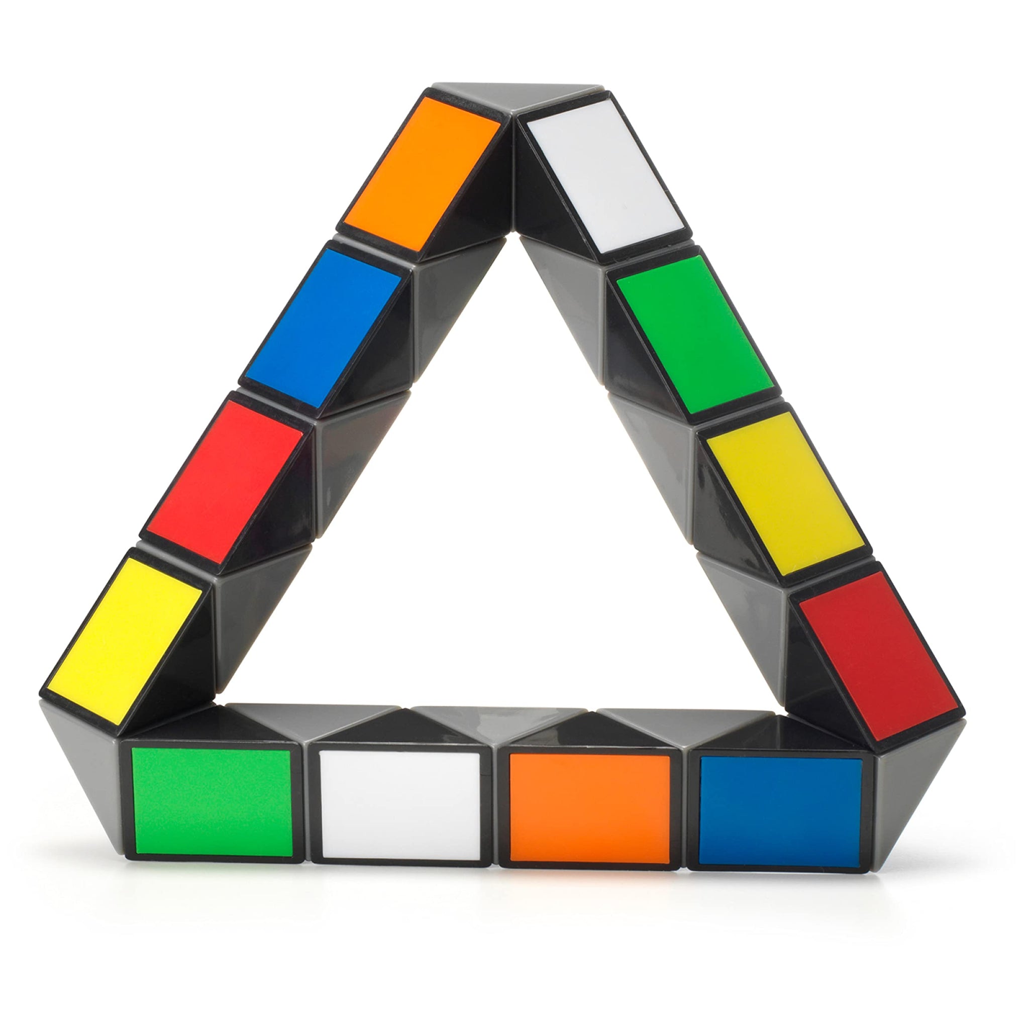 Rubik's Twist, Colorful 3D Puzzle Classic Brain Teaser Retro Fidget Toy Bend & Twist Into Shapes Objects Animals, for Adults & K