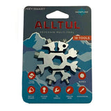 Alltul Snowflake MultiTool by KeySmart - 18 in 1 Mini Snowflake Pocket Tool - Stainless Steel Mini Multitool for Outdoor Sports,