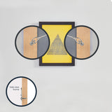 Ook 533830 D-Ring Mirror Hangers, Picture Hangers, Readyscrew, Steel, Zinc Plated, 20Lbs (3 Set)