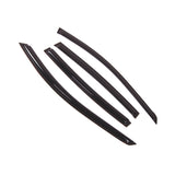 Tuningpros Window Visor Compatible with 2002-2006 Nissan Altima Sedan, DGWV2-334 Outside Mount Deflector Rain Guard Dark Smoke, 