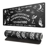 Mysterious Spirit Goth Gaming Mouse Pad 31.5x11.8 Inch Large Desk Mat Black Extended Pads Big Mousepad Non-Slip Rubber Base Keyb