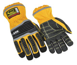 Ringers Gloves 31411 Extrication Short Cuff Glove, Yellow, XLarge