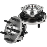ECCPP Replacement For Pair of 2 New Complete Front Wheel Hub Bearing Assembly 5 Lugs w/ABS fit For Jeep Grand For Cherokee Comma