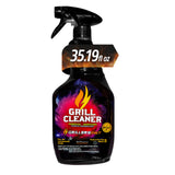 Grill Cleaner Spray & Degreaser | HeavyDuty Grill Spray for BBQ, Griddles & Cast Iron Cleaner Professional Outdoor Kitchen Fo