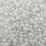 Miyuki Round Seed Bead Size 8/0 22g White Ceylon