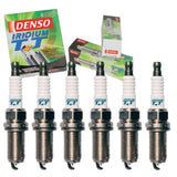 6 pc DENSO Iridium TT Spark Plugs compatible with Toyota Tacoma 4.0L V6 2005-2015