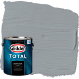Glidden Total 1 gal. UFO/Gray Eggshell Interior Paint with Primer