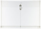 Pendaflex Expandable Poly String and Button Booklet Envelope, 14.5 x 9 Inches, Clear, 3 per Pack (638143)