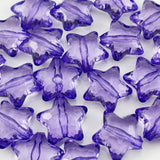 20pcs Acrylic Crystal Star Beads 28mm Star Shape Faceted Beads for Jewelry Making Bracelet Necklace Key Chains DIY Crafts(Bluish