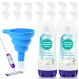 2 Pack LeakProof Refillable Bottle for Swiffer Power Mop, 720ml/24 fl oz