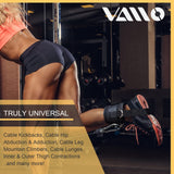 VAIIO Ankle Straps for Cable Machines,Adjustable Comfort fit Neoprene, Reinforce Double D-Ring - Premium Ankle Cuffs to Improve