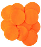 Playfully Ever After Orange Craft Felt Circles (4 Inch 19pc)