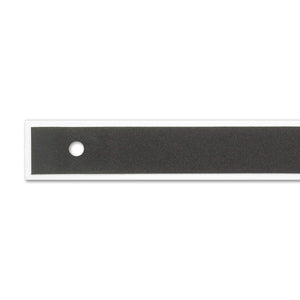Alumicolor Aluminum Standard Straight Edge With Non-Slip Back, 36In, Silver