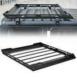 JOYTUTUS Roof Rack Cargo Basket Compatible with 2018-2025 Wrangler JL & Gladiator JT (Only for Hard Top), 350 LBS Rooftop Luggag