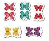 woopme Butterfly Series Magnetic Bookmark for Book Lovers Readers Students Gift Magnetic Page Clips Folding Set of 5