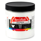 Speedball Fabric Screen Printing Ink, 8Ounce, White for TShirt and Silkscreen Printmaking