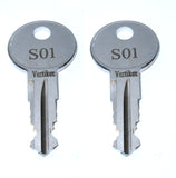 Steelcase File Cabinet Keys from FR300 to FR350 Chicago Office Furniture Desk Keys. 2 - Keys Just Match Your Number Steel Case (