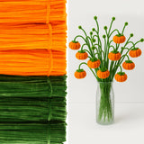 DaisyInner 700 Pcs Christmas Flower Cleaners Craft Pipe Bulk Pastel Chenille Stems Flower DIY Gradient Colored Fluffy for Friend