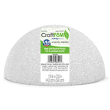 FloraCraft CraftFoM Half Ball 1.9 Inch x 3.8 Inch White