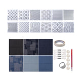 Zoomella Embroidery Starter Kit Threads Accessories For Patchwork Diy Tea Mat Coaster Set Bcrafts|Needlecrafts & Yarn|Embroidery