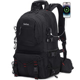 Nerlion 40L Hiking Backpack Travel Backpack for Men Women Camping Waterproof Outdoor Hiking Daypack Lightweight Backpack (Black)