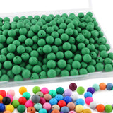 Sunrony 170Pcs 15mm Silicone Beads for Keychain Making, Round Silicone Beads for Pens and Necklace Bracelet Crafts Making(Christ