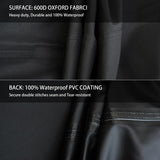 Patio Furniture Set Cover Rectangular Heavy Duty 600D Waterproof Outdoor Sectional Sofa Couch Cover Large Outside Dining Table a