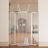 Amibud 67 High Extra Tall Cat Gate for Doorway, 29.5-49.21 Extra Wide Pet Gate Pressure Mounted Baby Gates for Dogs Pets, Easy W