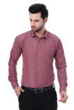 Xjarvis Clifton Men'S Regular Fit Cotton Blend Plain Shirt Full Sleeves Casual & Formal Summer Shirt With Pocket Design & Spread Collar Pack Of 1 (Peach Pink L),Peach Pink,,B0F4RL83S1