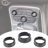 Voodonala Air Conditioner Switch CD Button Knob for Dodge Challenger Charger Chrysler 300 300s 2015-2019, for RAM 2013-2024 (Alu