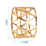 12PCS - Napkin Rings, Gold Napkin Rings Set of 12, Holiday Napkin Holders for Dining, Anniversary, Birthday, Christmas, Easter,
