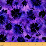 Tie Dye Fabric by The Yard,Bohemia Trippy Swirl Upholstery Fabric for Chairs,Exotic Artwork Waterproof Outdoor Fabric Crafting S