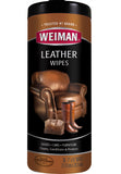 Weiman Leather Wipes Canister 30 Count