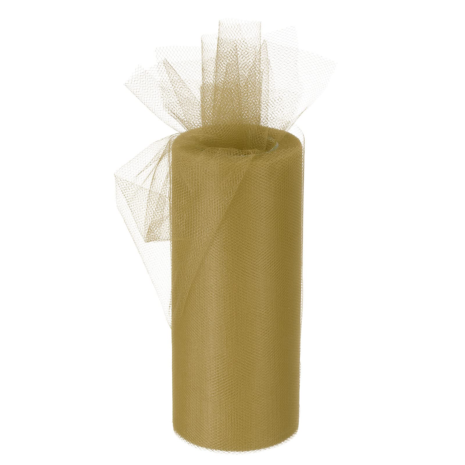 MECCANIXITY 6 Inch 25 Yards Tulle Ribbon Rolls Pastel Netting Fabric Net Cloth for Gift Wrapping Christmas Wedding DIY Crafts, K