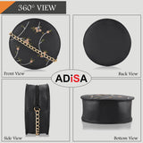 Adisa Women'S Sling Bag (Black),Black,,B08RWBP3H2