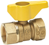 Homewerks VGV2LHB5B Gas Ball Valve x Female Thread, 1Inch, Brass