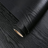 Yancorp 16 x120Matte Black Contact Paper Black Wallpaper Peel and Stick for Countertops Removablefor Cabinets Desk Wrap Self-Adh