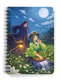 ComicSense.xyz Anime Sketchbook Kusuriya Printed A5 Spiral Drawing Sketch Book Unruled for Kids Students Gift