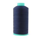 Mandala Crafts Size 46 210D T45 Bonded Nylon Thread - Navy Blue 2843 YDs Tex 45 Heavy Duty Sewing Threads for Leather, Jeans, We