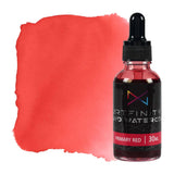 Artfinity Liquid Watercolor Paint 30 ml Bottle, Primary Red - Vibrant Dye-Based Liquid Watercolor w/Glass Pipette, Fast-Drying, 