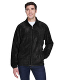 Harriton Mens 8 oz. FullZip Fleece XS BLACK