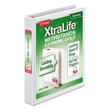 Cardinal 26300 XtraLife ClearVue NonStick Locking SlantD Binder 1Inch Cap 11 x 8 1/2 White