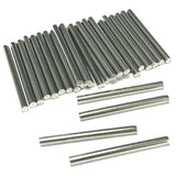 ZDingTech 25pcs 4mm x 40mm Dowel Pins Metal Dowel pins M4 4mm Shelf Pegs,Support Shelves,4mm x 40mm Metal Rod.304 Stainless Stee