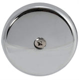 EZ-FLO 1-Hole Bathtub Overflow Face Plate with Screw, Chrome Finish, 35247